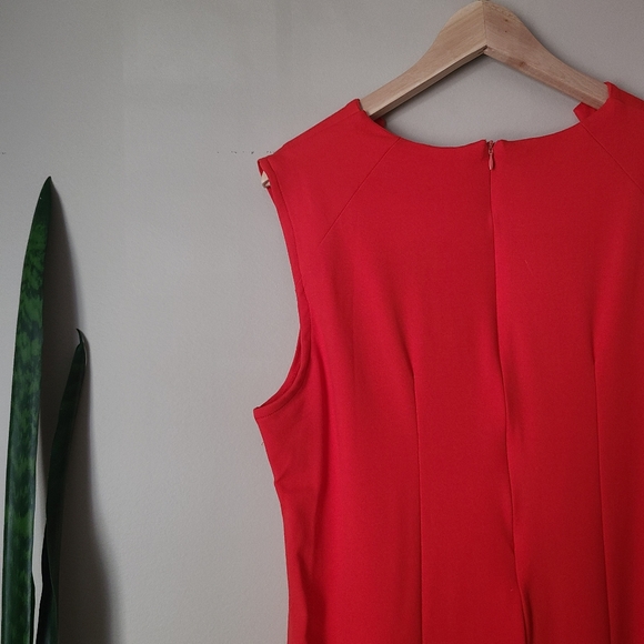 ANGVNS | Orange Stretchy Bodycon Cocktail Dress - Picture 5 of 7